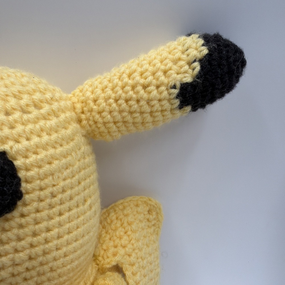 Handcrafted Cute Pikachu Pokemon Plush Crochet Amigurumi / Plushie 12" Handmade‎ - Picture 3 of 6